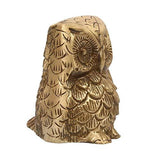 गैलरी व्यूवर में इमेज लोड करें, JaipurCrafts Premium Vintage Owl Bird Brass Decorative Showpiece | Home Decor | Brass Owl | Owl Bird