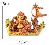 Load image into Gallery viewer, JaipurCrafts Lord Ganesha Sitting On Swan Showpiece