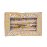 गैलरी व्यूवर में इमेज लोड करें, JaipurCrafts Golden Bangle Box Two Roll in Brocade (Golden)