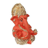 Load image into Gallery viewer, Webelkart Gold Plated Lord Ganesha for Car Dashboard Statue Ganpati Figurine God of Luck (Size: 8.25 x 3.50 x 5.50 cm)