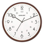 Load image into Gallery viewer, Webelkart Plastic Wall Clock (Brown, 12 X 2 X 12 Inch)