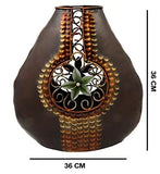 गैलरी व्यूवर में इमेज लोड करें, JaipurCrafts Royal Rajasthan Handcrafted Flower Designed Flower Vase