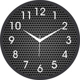 गैलरी व्यूवर में इमेज लोड करें, JaipurCrafts Plastic Wall Clock (Black_2 Inch X 12 Inch X 12 Inch)