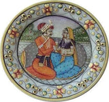 Load image into Gallery viewer, JaipurCrafts Raja Rani Stoneware Decorative Platter