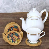 Load image into Gallery viewer, JaipurCrafts Royal Rajasthani Round Bani Thani Tea/Coffee Coasters (Set of 6)