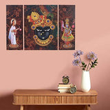 Load image into Gallery viewer, JaipurCrafts Multieffect UV Textured Panel Painting (Synthetic, 60 cm x 92 cm x 1 cm, Set of 3)
