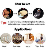 गैलरी व्यूवर में इमेज लोड करें, Webelkart Ceramic Incense Burner (7 x 7 x 10.80 cm, Orange)