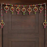 Load image into Gallery viewer, Webelkart Premium Parrot Handmade Door Toran for Door Home Decoration and Diwali Decoration (Multicolored)- 38 Inch x 21 Inch