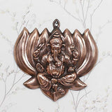 Load image into Gallery viewer, Webelkart Wall Hanging of Lord Ganesha in Lotus Showpiece - 30 cm (Original and Authentic)