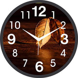 Load image into Gallery viewer, JaipurCrafts Plastic Wall Clock (Black_12 Inch X 2 Inch X 12 Inch)