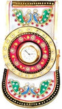 गैलरी व्यूवर में इमेज लोड करें, JaipurCrafts Premium Designer Rajasthani Marble Mobile Stand with Analog Table Clock| Suitable for One Plus One| Redmi Mi Y1| Xiaomi Mi A1| Apple iPhone| Oppo| Vivo| Samsung Phones