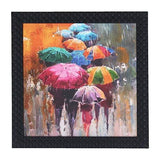 Load image into Gallery viewer, JaipurCrafts Raining Day Framed UV Digital Reprint Painting (Wood, Synthetic, 30 cm x 30 cm)