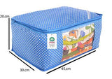 गैलरी व्यूवर में इमेज लोड करें, JaipurCrafts Combo of Quilted Polka Dots Cotton Saree Cover Set/Saree Storage Bag, (40 x 30 x 20 cm)-Pack of 6 (Cotton-Pink,Blue)