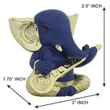 Load image into Gallery viewer, Webelkart Gold Plated Lord Ganesha for Car Dashboard Statue Ganpati Figurine God of Luck &amp; Success Diwali Gifts Home Decor (Size: 3.00 x 2.50 inches)