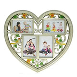 Load image into Gallery viewer, JaipurCrafts Premium Valentines Collection Collage Photo Frame (Photo Size - 4 x 6, 4 Photos)- for Valentines Day| Mothers Day| Fathers Day| Friendship Day| Rose Day| Propose Day (Matelic)