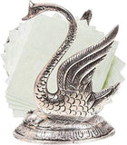 गैलरी व्यूवर में इमेज लोड करें, JaipurCrafts Oxidize Silver Plated Duck Napkin Holder/Tissue Paper Holder for Table/Dinning Table,Antique Duck Holder