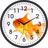 Load image into Gallery viewer, JaipurCrafts Designer Plastic Black Wall Clock for Home/Living Room/Bedroom/Kitchen- 12 inch (with Ajanta Movement)