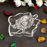 गैलरी व्यूवर में इमेज लोड करें, JaipurCrafts Premium Crystal Turtle Tortoise with Plate for Feng Shui and Vastu Best Gift for Career and Good Luck