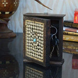 Load image into Gallery viewer, JaipurCrafts Decorative Premium Silver Flower Studded Key Holder