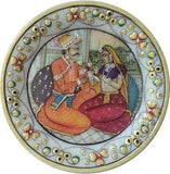 गैलरी व्यूवर में इमेज लोड करें, JaipurCrafts Raja Rani Stoneware Decorative Platter