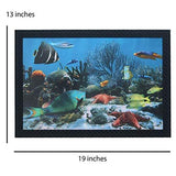 गैलरी व्यूवर में इमेज लोड करें, JaipurCrafts Underwater World Large Framed UV Digital Reprint Painting (Wood, Synthetic, 36 cm x 51 cm)