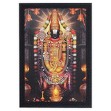 गैलरी व्यूवर में इमेज लोड करें, JaipurCrafts Tirupati Balaji Large Framed UV Digital Reprint Painting (Wood, Synthetic, 36 cm x 51 cm)