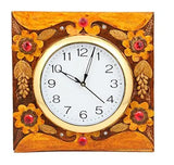 गैलरी व्यूवर में इमेज लोड करें, JaipurCrafts Decorative Coloured Square Wall Clock