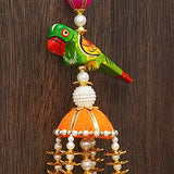 गैलरी व्यूवर में इमेज लोड करें, Webelkart Premium Designer Rajasthani Parrot Wall Hanging for Wall, Door, Diwali Decor- Pack of 2 (14 Inch)
