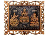 गैलरी व्यूवर में इमेज लोड करें, JaipurCrafts Adorable Laxmi, Ganesha and Saraswati Showpiece - 33 cm (Plastic, Multicolor)