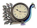 Load image into Gallery viewer, JaipurCrafts Decorative Antique Single Peacock Wall Clock