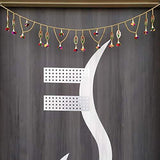 गैलरी व्यूवर में इमेज लोड करें, Webelkart Premium Colorful Beads Handmade Door Toran for Door Home Decoration and Diwali Decoration (Multicolored)- 34 Inch