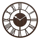 Load image into Gallery viewer, Webelkart Beautiful Square Wood Wall Clock (30 cm x 30 cm x 2.8 cm, Brown)- Without Glass (Design 11)