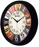 Load image into Gallery viewer, JaipurCrafts Plastic Wall Clock (Multi_2 Inch X 12 Inch X 12 Inch )