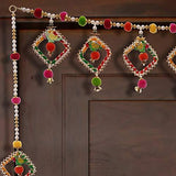 Load image into Gallery viewer, Webelkart Premium Parrot Handmade Door Toran for Door Home Decoration and Diwali Decoration (Multicolored)- 38 Inch x 21 Inch