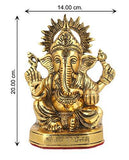 Load image into Gallery viewer, JaipurCrafts Aluminium Lord Ganesha Statue, 8.00 IN, White, 1 Piece
