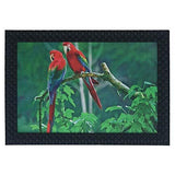 गैलरी व्यूवर में इमेज लोड करें, JaipurCrafts Parrots Large Framed UV Digital Reprint Painting (Wood, Synthetic, 23 cm x 33 cm)