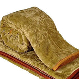 गैलरी व्यूवर में इमेज लोड करें, Jaipurcrafts Webelkart Solid Color Ultra Silky Soft Heavy Duty Quality Indian Mink Blanket 6.6 Lbs Double (With Free Attractive Blanket Cover) (Camel)