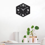 गैलरी व्यूवर में इमेज लोड करें, Webelkart Premium Round Abstract Wood Wall Clock for Home and Office Decor| (12 Inch x 12 Inch, Black)