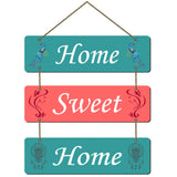 Load image into Gallery viewer, Webelkart®️ Decorative Home Sweet Home Wall Hanging Wooden Art Decoration Item for Living Room | Bedroom | Home Decor | Gifts | Quotes Decor Item | Wall Art for Hall | MDF Wall Decoration, Set of 3