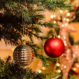 गैलरी व्यूवर में इमेज लोड करें, WebelKart 12 pcs Christmas Tree Decorations Set (Assorted Balls) Medium Size