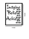 Load image into Gallery viewer, Webelkart Premium Motivational Quote Photo Frame for Wall, Office, Study Room Decoration Poster Framed Without Glass, Size - 14 x 11 INCH