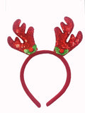 गैलरी व्यूवर में इमेज लोड करें, Webelkart Colorful Christmas Reindeer Headband Antlers Ear Hair Hoop for Kid, Christmas Party Hair Accessories Deer Hair Band,Party Props Christmas Decoration,Christmas Fun- Pack of 6