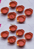 गैलरी व्यूवर में इमेज लोड करें, JaipurCrafts Premium Water Sensor Led Diya Led Candle with Electric Water Sensing Diya , Warm Yellow Ambient Lights, Battery Operated Led Candles for Home Decor| Diwali Water Diya| (Pack of 12 ,Plastic)