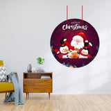 Load image into Gallery viewer, Webelkart®️ Premium Merry Christmas Santa Clues Family Printed Wall Hanging/Door Hanging for Home and Christmas Decorations Items ( 10 Inches)