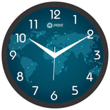 गैलरी व्यूवर में इमेज लोड करें, JaipurCrafts Designer Stylish Beautiful Wooden World Map Designer Printed Wall Clock| Clock for Home | Wall Clock for Kitchen | Rajasthani Wall Clock- Without Glass