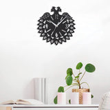 गैलरी व्यूवर में इमेज लोड करें, Webelkart Premium Peacock Designer Wooden Wall Clock for Home and Office Decor