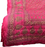गैलरी व्यूवर में इमेज लोड करें, JaipurCrafts Cotton Floral Jaipuri Quilt (Multicolour)