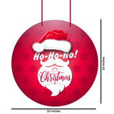 गैलरी व्यूवर में इमेज लोड करें, Webelkart® Premium Merry Christmas Santa Clues with Family Printed Wall Hanging/Door Hanging for Home and Christmas Decorations Items
