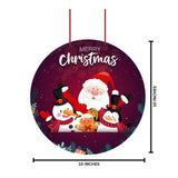 Load image into Gallery viewer, Webelkart®️ Premium Merry Christmas Santa Clues Family Printed Wall Hanging/Door Hanging for Home and Christmas Decorations Items ( 10 Inches)
