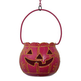 Load image into Gallery viewer, JaipurCrafts Premium Halloween Ball Tealight Holder with Hanging Chain- for New Year Party &amp; Christmas Party, Christmas tealight Holder